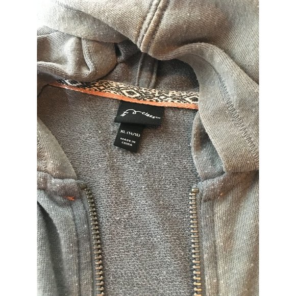 Art Class Gray Tassel Sleeves Jacket Girls size XLarge 14-16 or/and up to women' - Picture 5 of 12